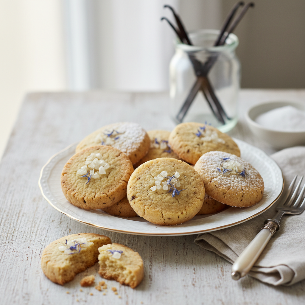 Photo de Recette de biscuits sablés pur beurre à la vanille