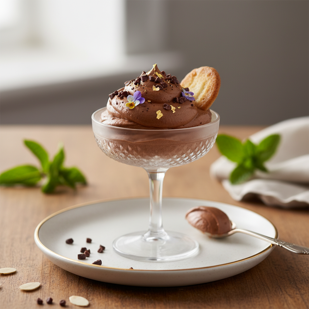 Photo de Recette de mousse au chocolat au lait onctueuse et aérienne