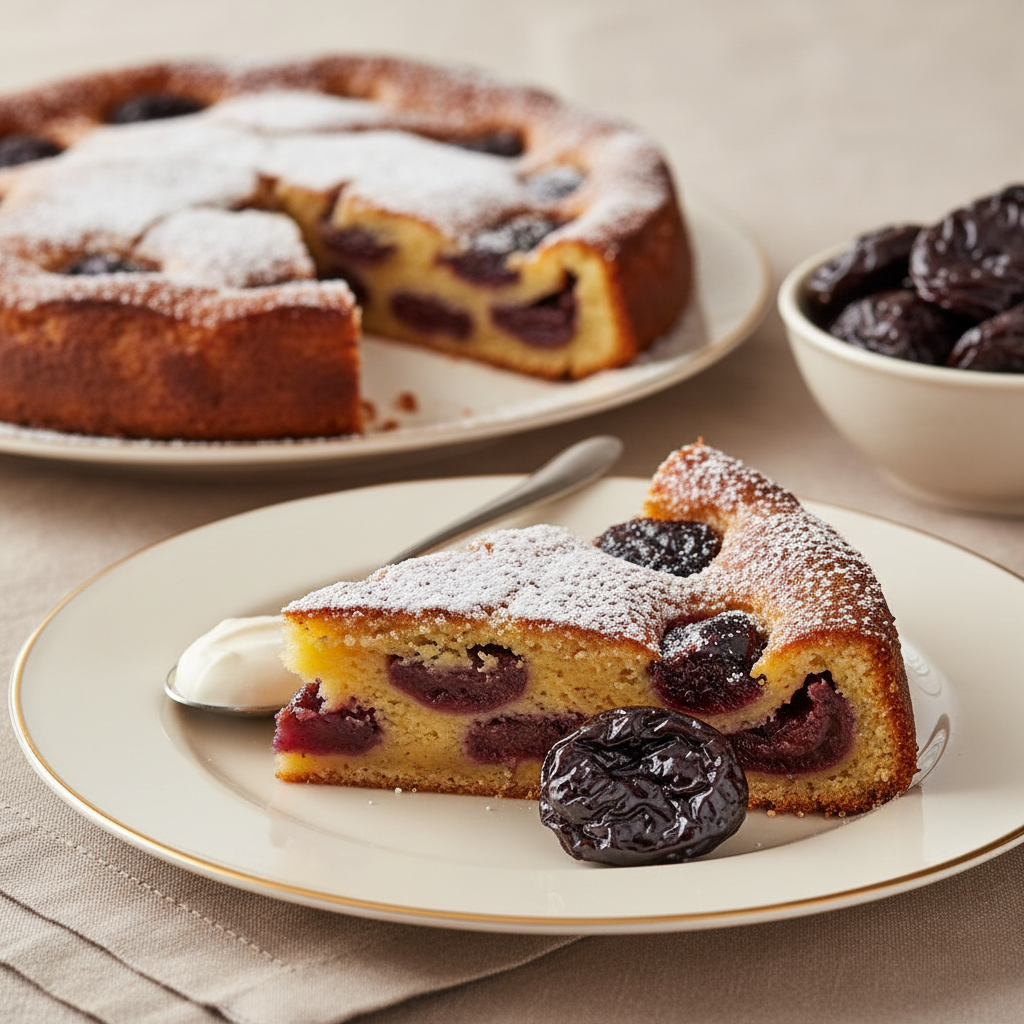 Photo de Recette de far breton aux pruneaux moelleux et authentique