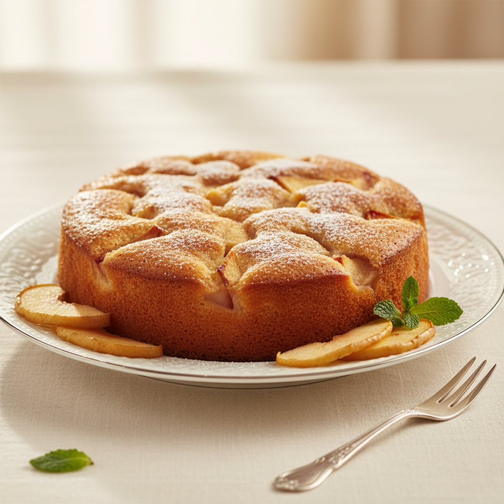 Photo de Recette de gâteau aux pommes moelleux aux saveurs d'enfance