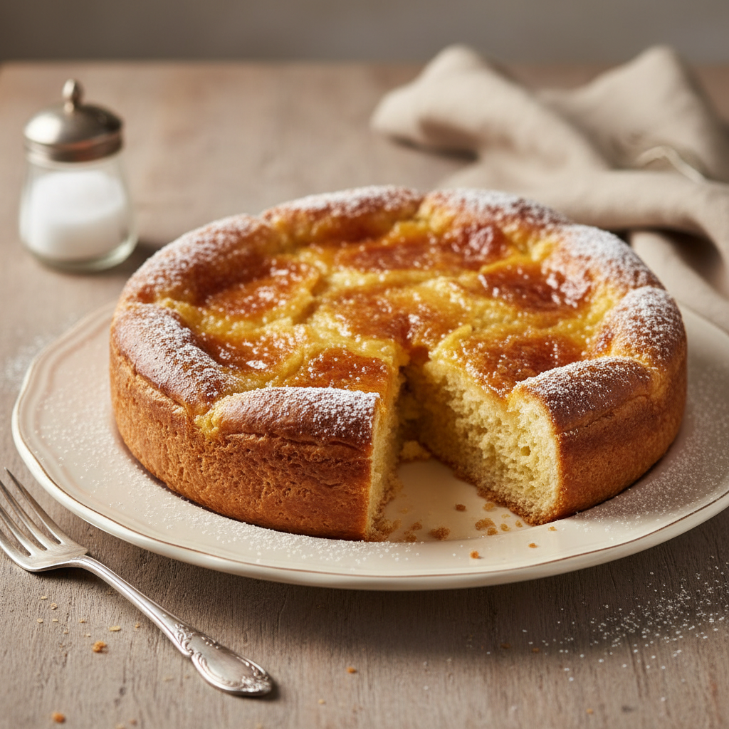 Photo de Recette de tarte au sucre du Nord moelleuse et briochée